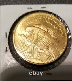 1908 No Motto $20 Saint Gaudens American Gold Double Eagle MINT Coin