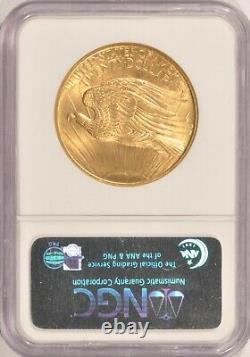 1908 No Motto $20 Saint Gaudens Gold Double Eagle Coin NGC MS67 Pre-1933 Gold