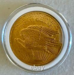 1908 No Motto $20 St. Gaudens Gold Double Eagle UNC