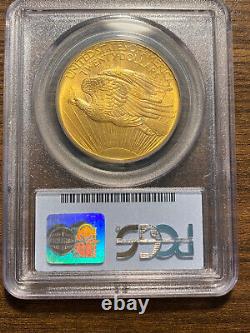 1908 No Motto $20 St Gaudens Gold Twenty Dol Double Eagle PCGS MS 66 Wells Fargo