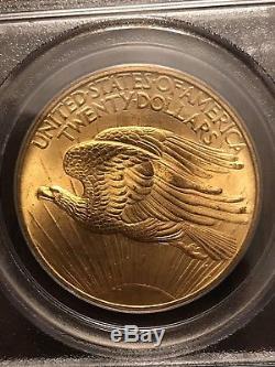1908 No Motto PCGS MS-65 $20 Saint Gaudens Gold Double Eagle OGH Green Label