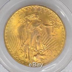 1908 No Motto PCGS MS66 $20 St. Gaudens Double Eagle Great Strike I-9097
