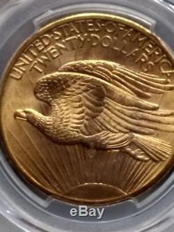 1908 No Motto Pcgs Ms 64 Saint Gaudens Gold Double Eagle