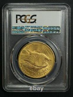 1908 No Motto Rough Rider Hoard $20 St Gaudens Gold Double Eagle PCGS MS 64