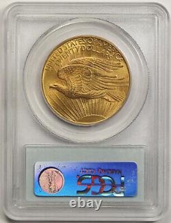 1908 No Motto Saint Gaudens Double Eagle Gold $20 MS 64 PCGS CAC Approved