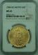1908 No Motto St. Gaudens $20 Double Eagle Gold Coin NGC MS-65 Gem BU