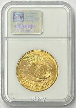 1908-P $20 Saint Gaudens N/M Gold Double Eagle Pre-33 NGC MS65 Wells Fargo Hoard