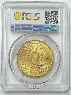 1908-P $20 Saint Gaudens N/M Gold Double Eagle Pre-33 PCGS MS65 Flashy Surfaces