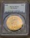 1908 PCGS MS64 Gold St. Gaudens Double Eagle $20 coin No Motto