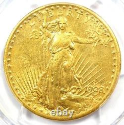1908-S Saint Gaudens Gold Double Eagle $20 Coin PCGS AU50 $6,500 Value
