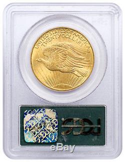 1908 Saint-Gaudens $20 Gold Double Eagle (No Motto) PCGS MS62 SKU51554