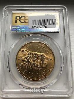 1908 St. Gaudens Gold Double Eagle Coin $20 Twenty Dollar No Motto PCGS MS 65