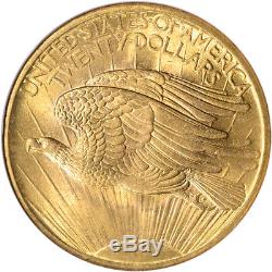 1908 US Gold $20 Saint-Gaudens Double Eagle No Motto NGC MS67 Wells Fargo