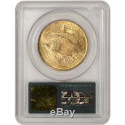 1908 US Gold $20 Saint-Gaudens Double Eagle No Motto PCGS MS66 Wells Fargo