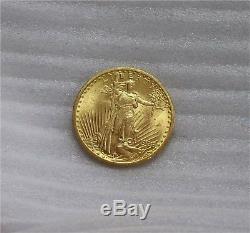 1908 USA 20 GOLD DOLLARS COIN Double Eagle SAINT- GAUDENS LUSTER NO MOTTO