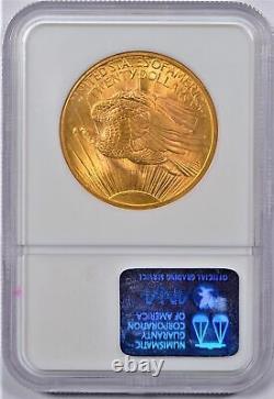 1908nm St. Gaudens Double Eagle $20 Wells Fargo Nevada Gold Ngc Ms 67