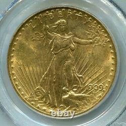 1909 (1909-P) $20 ST GAUDENS Double Eagle PCGS MS63 SAINT OLD GREEN HOLDER OGH