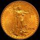 1909 $20 St. Gaudens Gold Coin Double Eagle PCGS MS62 OGH