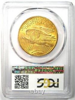 1909/8 Saint Gaudens Gold Double Eagle $20 Overdate Coin PCGS MS61 (BU UNC)