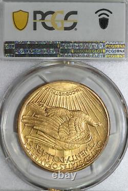 1909/8 US $20 Saint Gaudens Gold Double Eagle PCGS Graded MS62 (41070055)