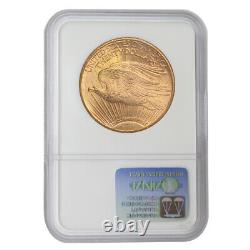 1909-S $20 Gold Saint Gaudens NGC MS64 PQ Approved San Francisco Double Eagle