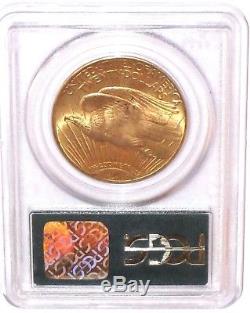 1909-S $20 Saint Gaudens Double Eagle Gold Coin PCGS MS-62
