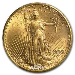 1909-S $20 Saint-Gaudens Gold Double Eagle MS-63 PCGS SKU #11520