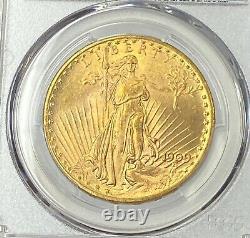 1909-S $20 Saint Gaudens Gold Double Eagle Pre-33 PCGS MS65 A Must Own GEM PQ