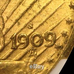 1909-S S/S $20 Saint-Gaudens Gold Double Eagle MS-63 NGC (FS-501) SKU#196928