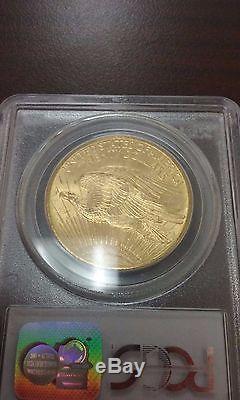 1909-d $20 Gold Saint Gaudens Double Eagle Pcgs Ms64