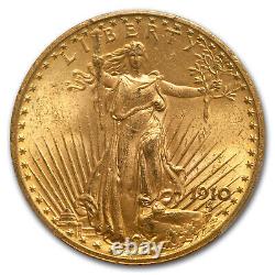 1910 $20 Saint-Gaudens Gold Double Eagle MS-63+ PCGS SKU#73904