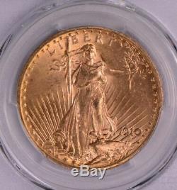 1910 $20 Saint Gaudens Gold Double Eagle PCGS graded MS 63+ Plus