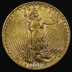 1910 $20 Twenty Dollar St Gaudens Gold Double Eagle