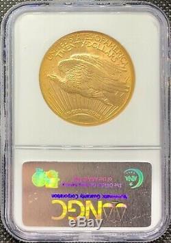 1910-D $20 American Gold Double Eagle MS63 NGC Saint Gaudens LUSTROUS Coin