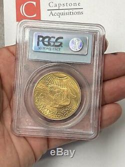 1910-D $20 Saint Gaudens Gold Double Eagle Pre-33 PCGS MS65 Very Rare Flashy Gem