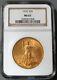 1910 Gold $20 Saint Gaudens Double Eagle Coin Ngc Mint State 63