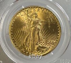 1910 PCGS MS64 $20 Saint Gaudens Gold Double Eagle