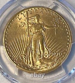 1910-S $20 Saint-Gaudens Gold Double Eagle MS-62 PCGS Lady Liberty & Bald Eagle
