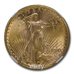 1910-S $20 Saint-Gaudens Gold Double Eagle MS-64 NGC SKU#63820