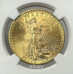 1910-S $20 Saint Gaudens Gold Double Eagle Pre-1933 NGC MS63 Fresh To The Market