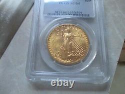 1910 St. Gaudens $20 Gold Double Eagle PCGS MS64 Beautiful Coin! RARER DATE