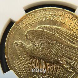 1911 $20 Saint-Gaudens Gold Double Eagle AU-58 NGC Sharp Strike & Great Luster