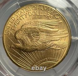 1911-D $20 PCGS MS 64 CAC St. Gaudens Gold Double Eagle
