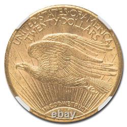 1911-D $20 Saint-Gaudens Gold Double Eagle MS-62 NGC