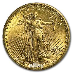 1911-D $20 Saint-Gaudens Gold Double Eagle MS-65 PCGS SKU #20659