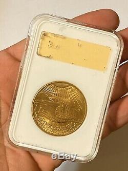 1911-D $20 Saint Gaudens Gold Double Eagle NGC MS63 OLD FAT HOLDER PQ++