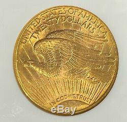 1911-D $20 Saint Gaudens Gold Double Eagle NGC MS64 PQ+