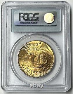 1911-D $20 Saint Gaudens Gold Double Eagle PCGS MS65 Blazing Yellow Gold Gem