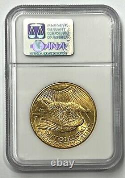 1911-D $20 Saint Gaudens Gold Double Eagle Pre-1933 NGC MS61 Old Fresh Holder