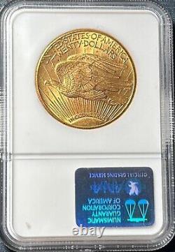 1911-D $20 Saint Gaudens Gold NGC MS64 Better Date